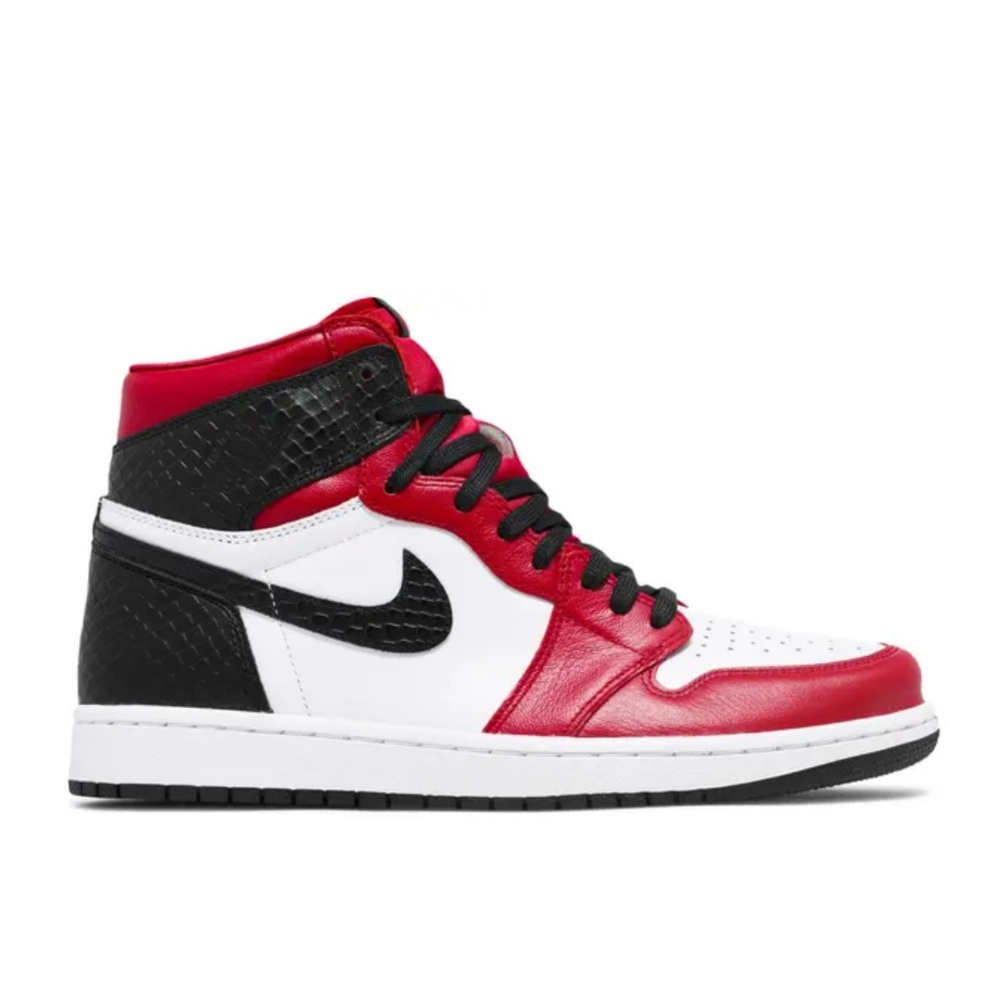 Air Jordan 1 Retro High ‘Satin Red’ Snake Chicago (Women's)